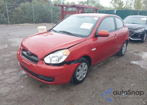 2010 Hyundai Accent Gs z USA, uszkodzony, nr VIN KMHCM3ACXAU182176